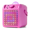Fenton KAR55P Karaoke hangfal, LED Jellyball, rózsaszín, 50W