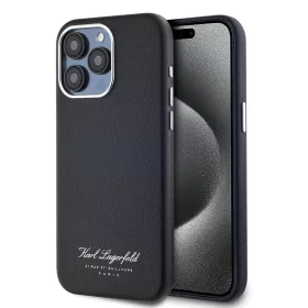   Karl Lagerfeld tok fekete KLHCP15LPGWCMKHK Apple Iphone 15 Pro készülékhez