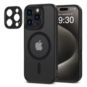   Tech-Protect MAGCAM MAGSAFE kameravédős fekete tok Apple iPhone 16 Pro készülékhez