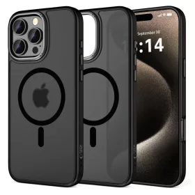    Tech-Protect MAGEDGE MAGSAFE Fekete / Metál tok Apple iPhone 16 Pro készülékhez