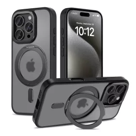  Tech-Protect MAGRING MagSafe fekete tok Apple iPhone 16 Pro készülékhez