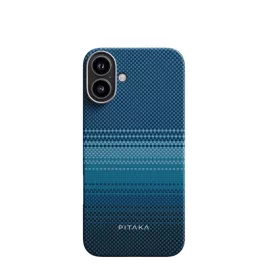   Pitaka Tactile Woven tok MOONRISE Apple iPhone 16 készülékhez - MagSafe rögzítéssel (KI1601M)