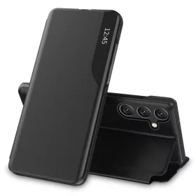   Tech-Protect fekete Smart View Book / Flip tok Samsung Galaxy A55