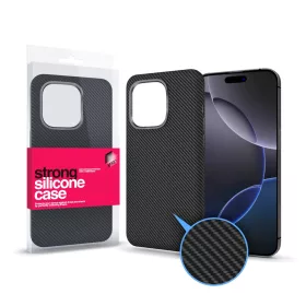   XPRO™ CarbonSkin MagSafe fekete tok Apple iPhone 16e készülékhez
