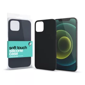   XPRO™ Soft Touch szilikon tok Slim fekete Apple iPhone 16e készülékhez