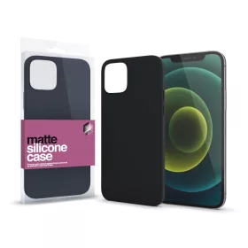   XPRO™ Szilikon matte tok ultravékony fekete Apple iPhone 16e készülékhez