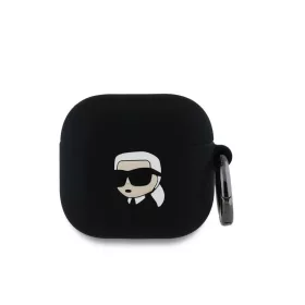   Karl Lagerfeld tok fekete KLA4RUNIKK Apple Airpods 4 készülékhez