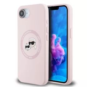   Karl Lagerfeld MagSafe tok pink KLHMPSE4SKCHTCP Apple Iphone 16e készülékhez
