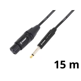 Thunder CX40-15m jelkábel (6,3 mm Jack - XLR mama)