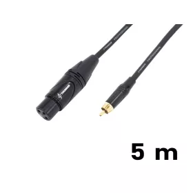 Thunder CX54-5m jelkábel (RCA - XLR mama)