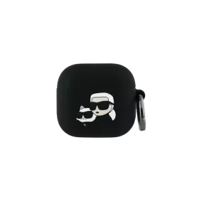   Karl Lagerfeld tok fekete KLA4RUNKCHK Apple Airpods 4 készülékhez