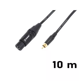 Thunder CX54-10m jelkábel (RCA - XLR mama)