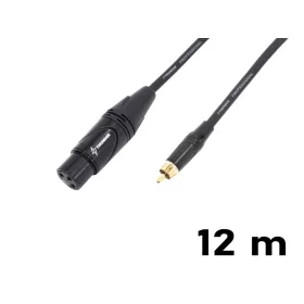 Thunder CX54-12m jelkábel (RCA - XLR mama)