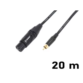 Thunder CX54-20m jelkábel (RCA - XLR mama)