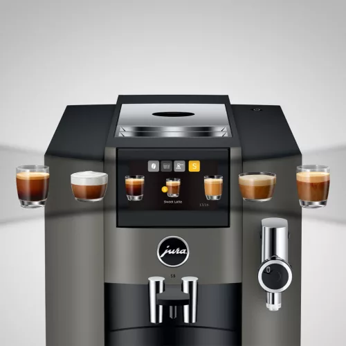 Jura S8 Dark Inox automata kávéfőző (EB) (15480)
