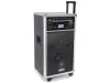 Vonyx ST-100 MK2 (8") 250W akkumulátoros hordozható hangfal (3xMik + MP3 + Bluetooth+ CD+ FM)