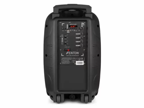 Fenton FT208 - Karaoke hordozható AKKUMULÁTOROS 500W hangfal Mikrofonnal (Bluetooth/USB/SD)