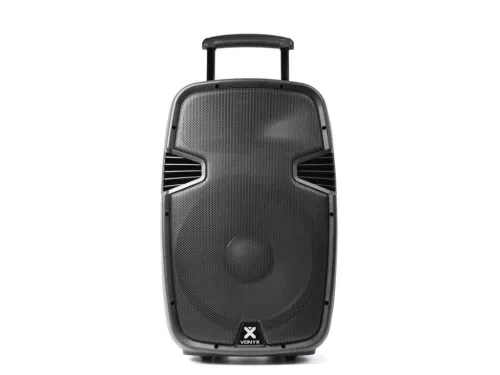 Vonyx PA-915 (15") 700W akkumulátoros hordozható hangfal (2xMik + MP3 + Bluetooth)