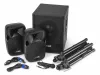 MAX MX700 2.1 Aktív hangfal rendszer 12", Visszhang effekt, Mikrofon bement