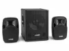 MAX MX700 2.1 Aktív hangfal rendszer 12", Visszhang effekt, Mikrofon bement