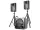 Vonyx VX800BT 2.1 aktív hangfal szett 800W + 1x Mikrofon + Állvány (MP3 + BLUETOOTH)