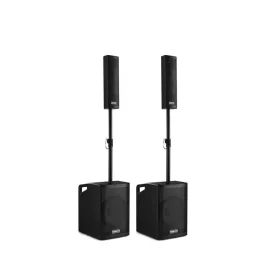   Vonyx VX1050BT 2,2 aktív hangfal szett 1150W + 1x Mikrofon + Állvány (MP3 + BLUETOOTH)