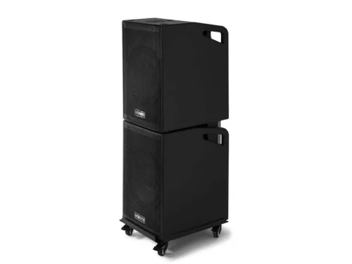 Vonyx VX1050BT 2,2 aktív hangfal szett 1150W + 1x Mikrofon + Állvány (MP3 + BLUETOOTH)