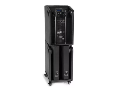 Vonyx VX1050BT 2,2 aktív hangfal szett 1150W + 1x Mikrofon + Állvány (MP3 + BLUETOOTH)