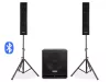 Vonyx VX880BT 2.1 aktív hangfal szett 1000W + 1x Mikrofon + Állvány (MP3 + BLUETOOTH)