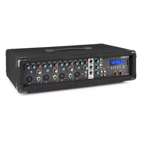 Vonyx VX210 Full PA Sound System 800W (10") Aktív hangfal szett + Erősítő + Állvány