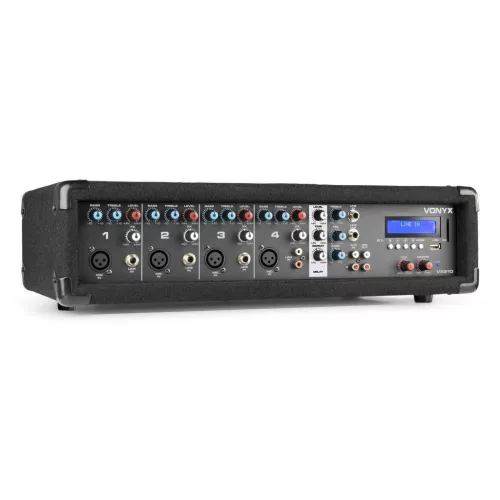 Vonyx VX210 Full PA Sound System 800W (10") Aktív hangfal szett + Erősítő + Állvány