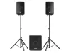Vonyx VX1015BT 2.1 Aktív hangfal szett, 15", Bluetooth, Visszhang effekt