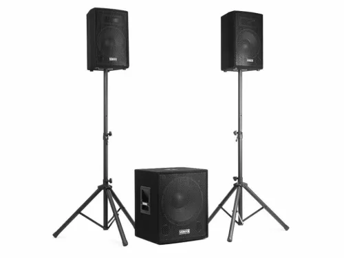 Vonyx VX1015BT 2.1 Aktív hangfal szett, 15", Bluetooth, Visszhang effekt