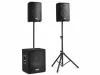 Vonyx VX1015BT 2.1 Aktív hangfal szett, 15", Bluetooth, Visszhang effekt