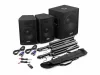 Vonyx VX1015BT 2.1 Aktív hangfal szett, 15", Bluetooth, Visszhang effekt