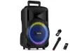 Fenton FT08LED MK2 (8") 300W akkumulátoros hordozható hangfal (1x mik + MP3 + Bluetooth)