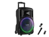 Fenton FT12LED MK2 (12") 700W akkumulátoros hordozható hangfal (1xMik + MP3 + Bluetooth)