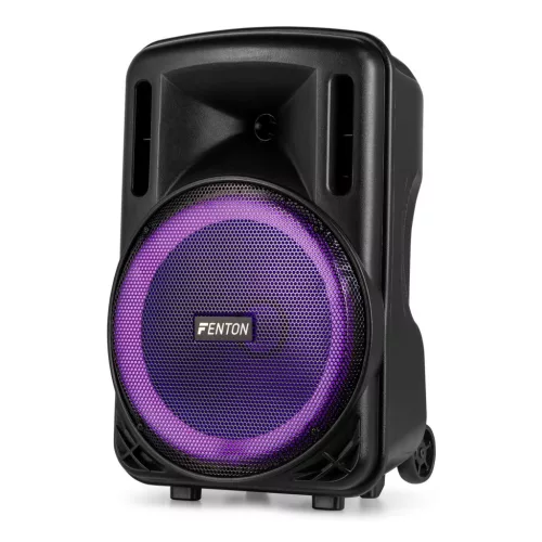 Fenton FT12LED MK2 (12") 700W akkumulátoros hordozható hangfal (1xMik + MP3 + Bluetooth)