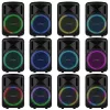 Fenton FT12LED MK2 (12") 700W akkumulátoros hordozható hangfal (1xMik + MP3 + Bluetooth)