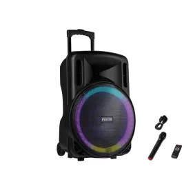   Fenton FT15LED MK2 (15") 800W akkumulátoros hordozható hangfal (1x mik + MP3 + Bluetooth)