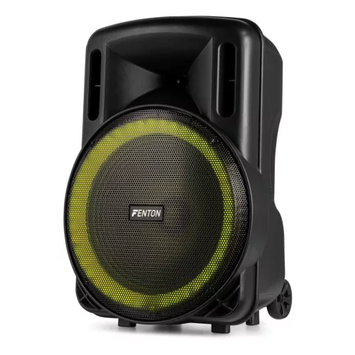 Fenton FT15LED MK2 (15") 800W akkumulátoros hordozható hangfal (1x mik + MP3 + Bluetooth)