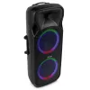 Fenton FT212LED (12") 1400W akkumulátoros hordozható hangfal (2x mik + MP3 + Bluetooth)