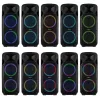 Fenton FT212LED (12") 1400W akkumulátoros hordozható hangfal (2x mik + MP3 + Bluetooth)
