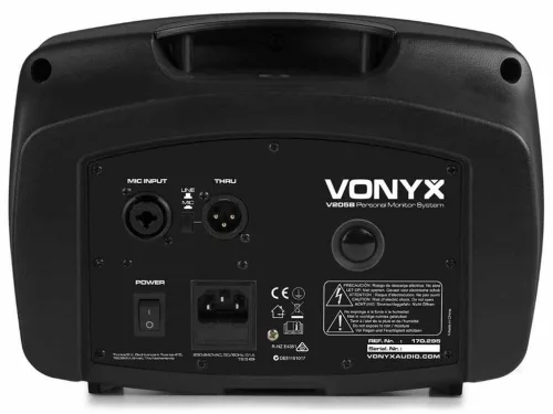 Vonyx V205B Aktív monitor hangfal 5" (USB + Bluetooth)