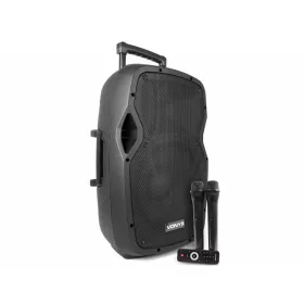   Vonyx AP-1200ACCU (12") 600W akkumulátoros hordozható hangfal (2xMik + MP3 + Bluetooth)
