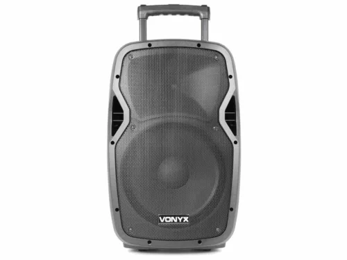 Vonyx AP-1200ACCU (12") 600W akkumulátoros hordozható hangfal (2xMik + MP3 + Bluetooth)