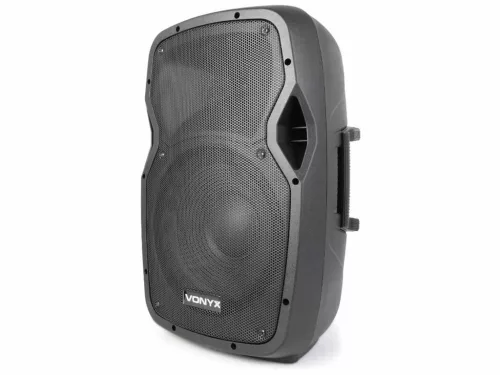 Vonyx AP-1200ACCU (12") 600W akkumulátoros hordozható hangfal (2xMik + MP3 + Bluetooth)