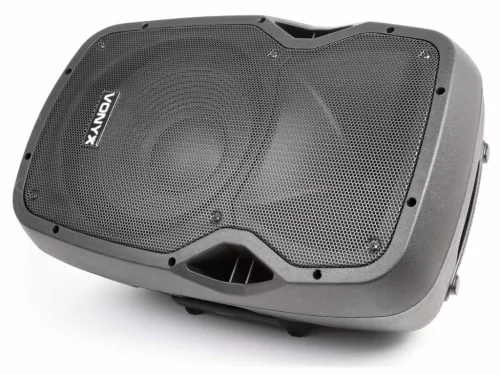 Vonyx AP-1200ACCU (12") 600W akkumulátoros hordozható hangfal (2xMik + MP3 + Bluetooth)