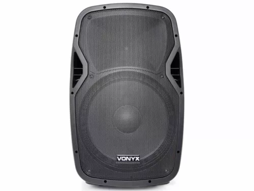Vonyx AP-1500ACCU (15") 800W akkumulátoros hordozható hangfal (2xMik + MP3 + Bluetooth)