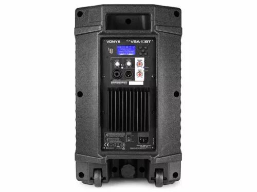 Vonyx VSA10BT 250/500W (10") Bi-Amp aktív hangfal (MP3 + Bluetooth)